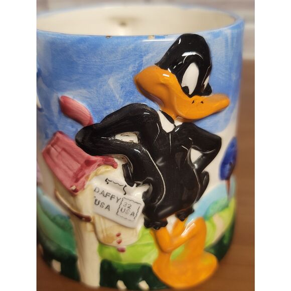 1989 Looney Tunes Daffy Duck Coffee Mug - Picture 10 of 10